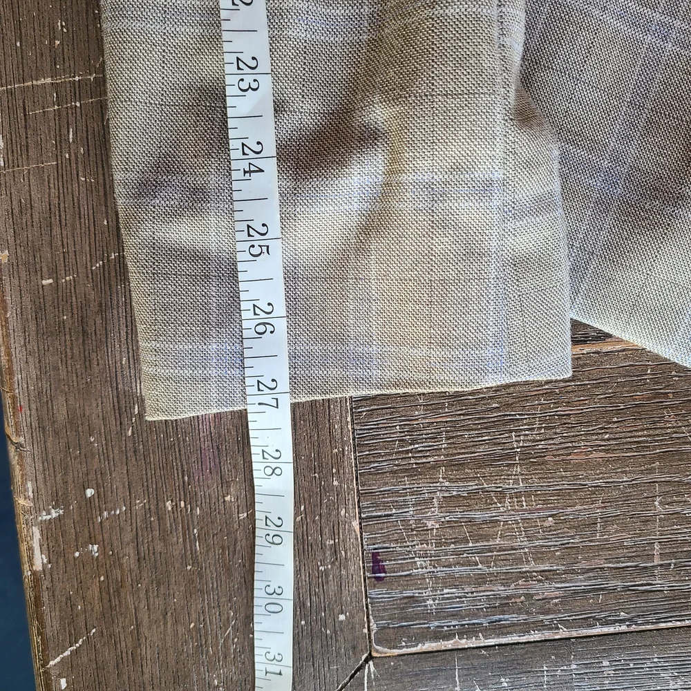 Black Brown 1826 Lord & Taylor Silk Wool Blend Plaid Blazer Sport Coat 46L